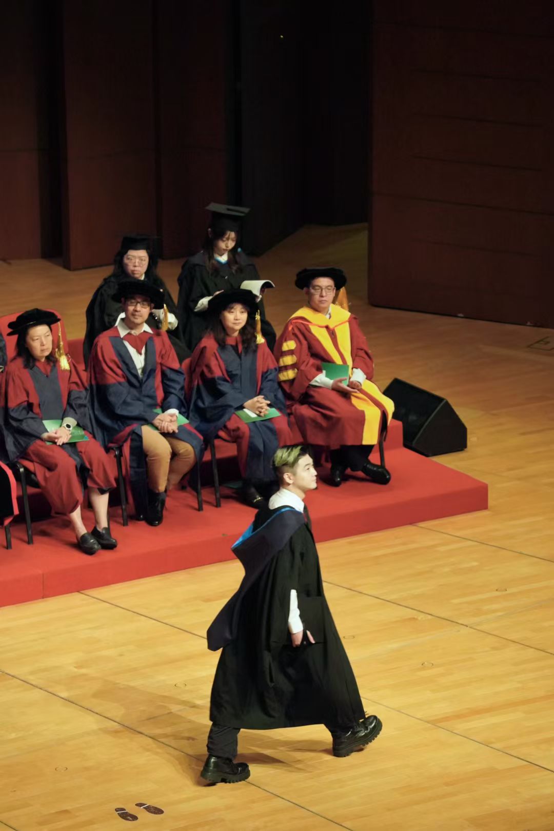 Walking the stage